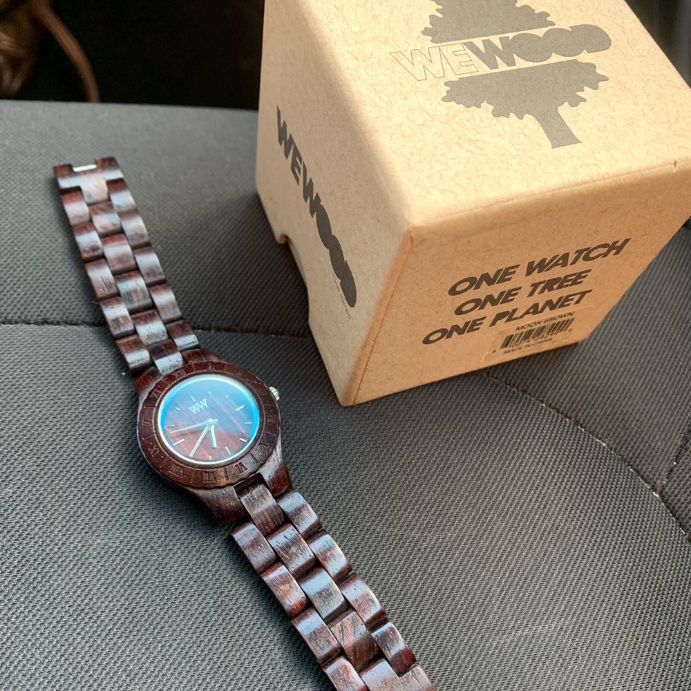 WEWOOD Time Piece Women’s Moon Brown Watch